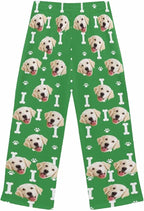 Custom Face Pajamas Pants Personalized Nightwear Bottoms for Women XS-XXL