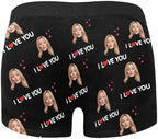 M YESCUSTOM Custom Boxers Briefs for Men Personalized Boxers with Face Mens Funny Underwear with Photo XS-5XL