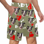 Custom Pajama Pants for Men, Personalized PJ Pants with Photos, Custom Mens Pajama Shorts, Gifts for Dad Husband