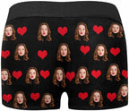 M YESCUSTOM Custom Faces Funny Short Briefs Gift for Husband Underwear