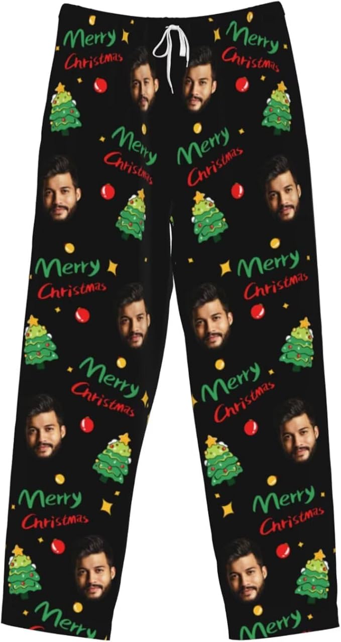 Custom Pajama Pants Personalized Pajama Bottoms With Photo Customizable Pajama For Men Women Add Your Design