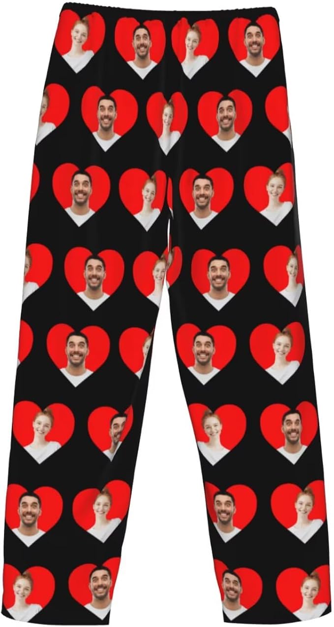 Custom Pajama Pants Personalized Pajama Bottoms With Photo Customizable Pajama For Men Women Add Your Design