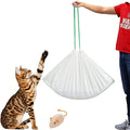 Cat Litter Box Liners, 20 Count - 41" x 19" Large Extra Durable Litter Pan Bags with Drawstring - Heavy Duty Liner Bags for Pet Litter Tray (Unscented)
