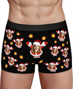 Personalized Underwear for Men with Face Custom Face Boxers Customized Boxer Briefs Funny Gifts for Him Husband Boyfriend