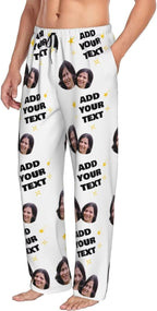 Custom Pajama Pants Personalized Pajama Bottoms With Photo Customizable Pajama For Men Women Add Your Design