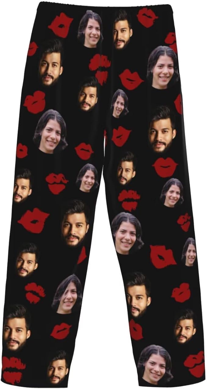 Custom Pajama Pants Personalized Pajama Bottoms With Photo Customizable Pajama For Men Women Add Your Design