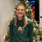 COUPLEHOODIES Custom Pet Christmas Sweatshirt – Embroidered Cat or Dog Portrait Unique Pet for Dog Moms or Family