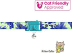 Kittyrama Botanicals Lotus Kitten Collar. Award Winning. Hypoallergenic, Quick Release Breakaway, Comfy & Soft. Vet Approved. Other Styles Available