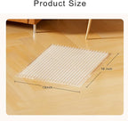 10 Packs Scat Mat for Cats, 13X16 inches Pet Deterrent Spikes, Indoor Outdoor Humane Cat Repellent Fence (Transparent)