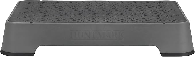 HUNTMARK Dog Training Place Board - Durable Hunting Dog Training Platform - Non-Skid Surface and Nonslip Feet - Stackable, Portable Agility Platform - Modern Puppy Trainer Equipment (Gray)
