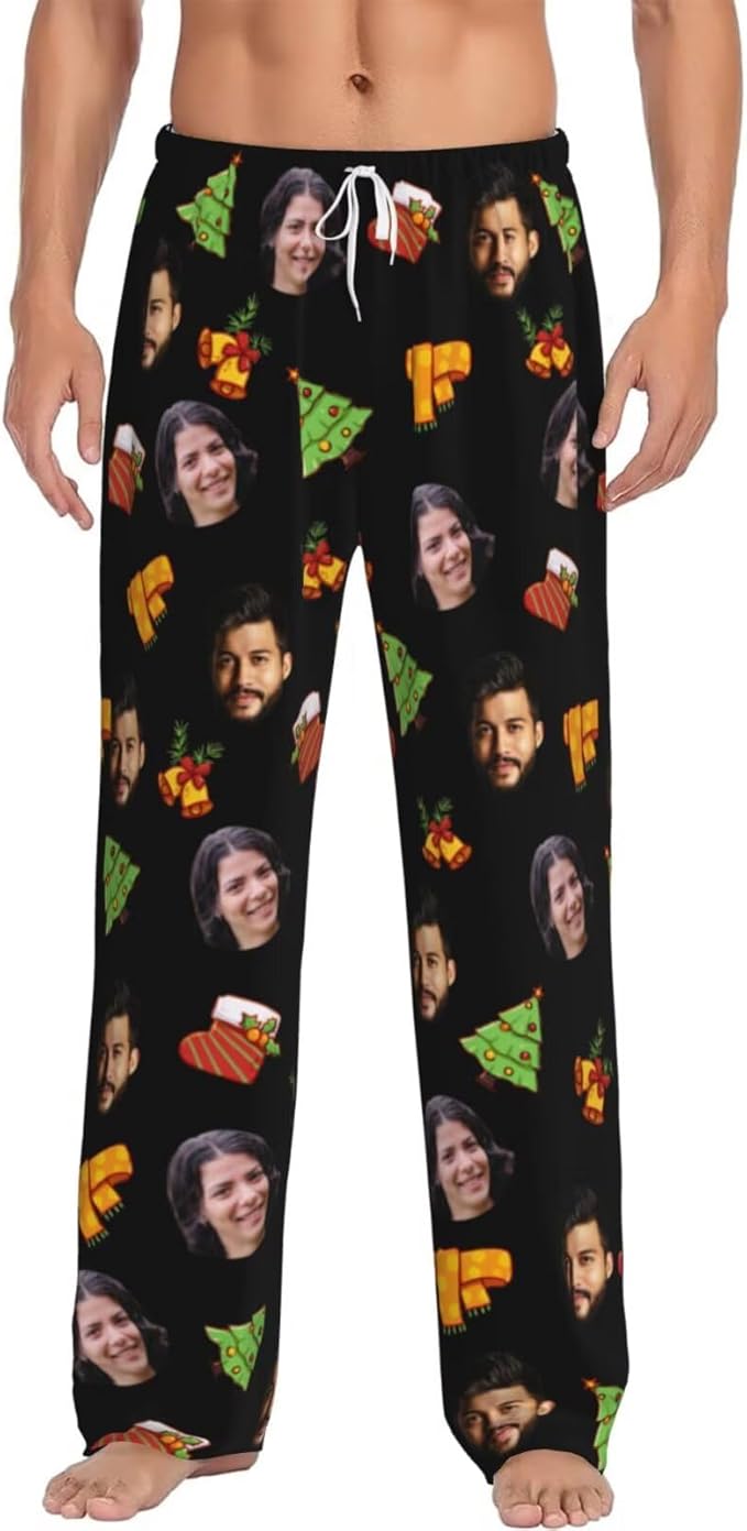 Custom Pajama Pants Personalized Pajama Bottoms With Photo Customizable Pajama For Men Women Add Your Design