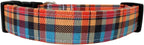 Orange Plaid Dog Collar (Small)
