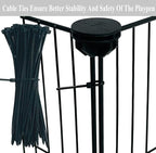 LANGXUN 24pcs DIY Small Animal Pet Playpen with Waterproof Mat, C&C Cage for Puppy Kitten, Rabbit Cage,Guinea PigsGuinea Pig Cages | Indoor & Outdoor Portable Metal Wire Yard Fence, Metal Pet Panels