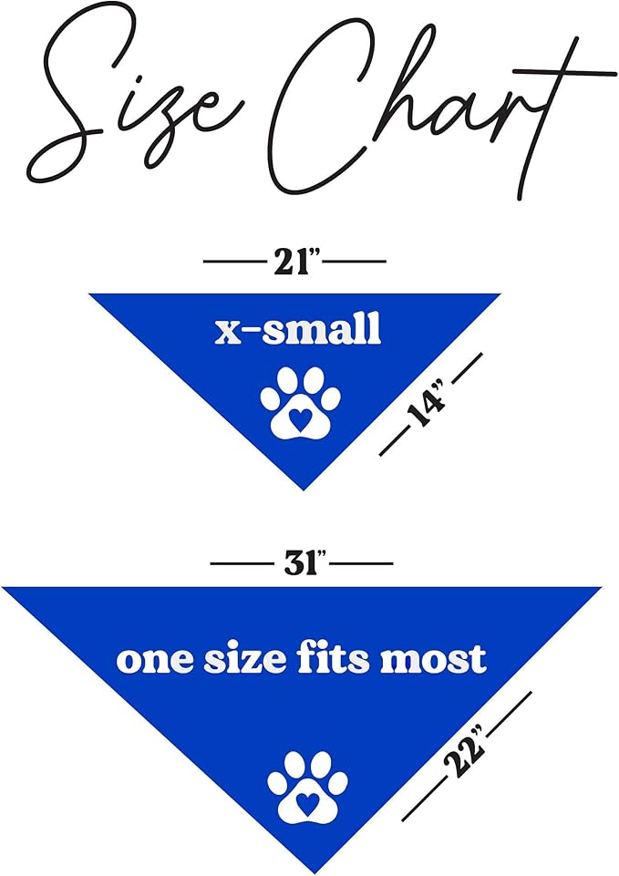 I'm Shy Please Ask to Pet Dog Bandana (Royal, XS 590)