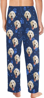 MyPupSocks Personalized Face Pajamas Pants Photo Pajama Bottoms for Men S-XXL