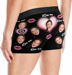 M YESCUSTOM Custom Faces Funny Short Briefs Gift for Husband Underwear