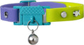 Kittyrama Cat & Kitten Collar - Cat Friendly Award Winner - Soft, Comfortable, Hypoallergenic, with Release Buckle - Seen in Vogue Magazine - Tahiti - Other Styles Available