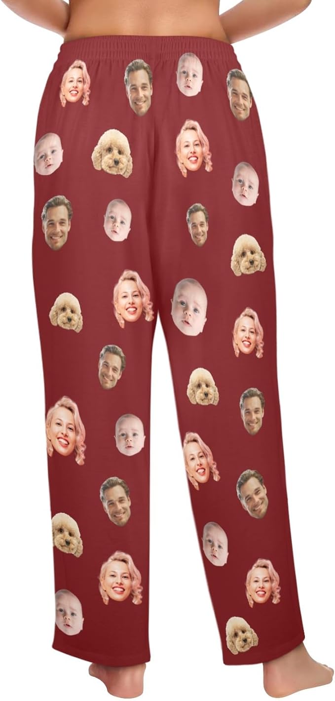 Personalized Pajamas, Custom Pajama Pants for Women, Customize Pajamas for Men