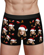 Personalized Underwear for Men with Face Custom Face Boxers Customized Boxer Briefs Funny Gifts for Him Husband Boyfriend