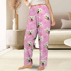Customized Face Pajama Custom Pajama Pants with Photo for Women Mom
