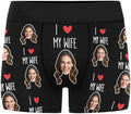 M YESCUSTOM Custom Boxers Briefs for Men Personalized Boxers with Face Mens Funny Underwear with Photo XS-5XL