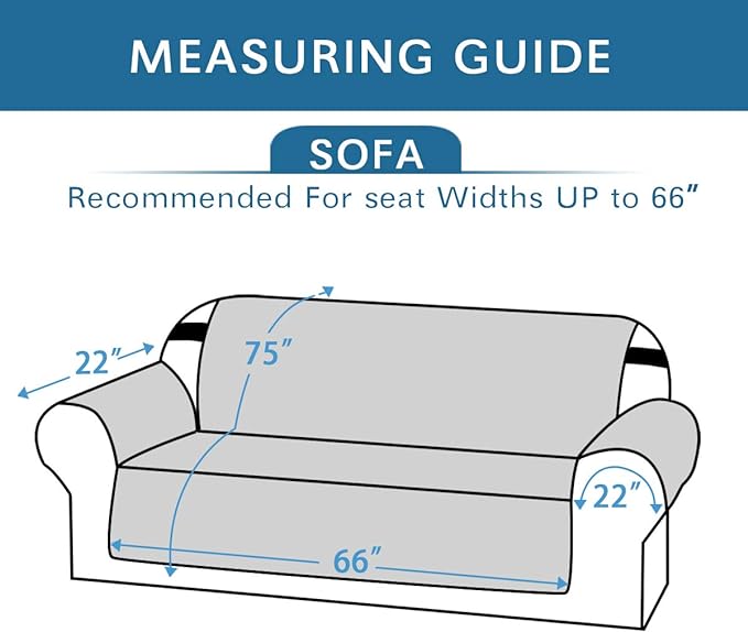 H.VERSAILTEX Reversible Quilted Sofa Cover Water Resistant Sofa Slipcover Washable Couch Cover with Non Slip Elastic Strap Furniture Protector for Kids, Dogs, Pets(Sofa, Taupe Brown/Beige)