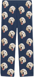 MyPupSocks Personalized Face Pajamas Pants Photo Pajama Bottoms for Men S-XXL