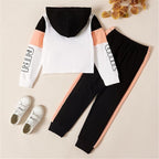 Toddler Baby Girls Clothes Long-sleeve Tie Dye Hoodie Sweatshirt Pants Hooded Outfit Set