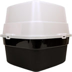 Nature’s Miracle Hooded Corner Litter Box, With Odor Control Charcoal Filter (P-5915)