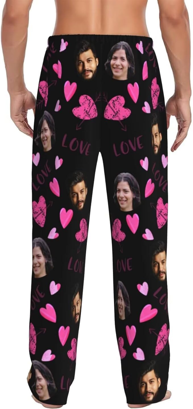 Custom Pajama Pants Personalized Pajama Bottoms With Photo Customizable Pajama For Men Women Add Your Design
