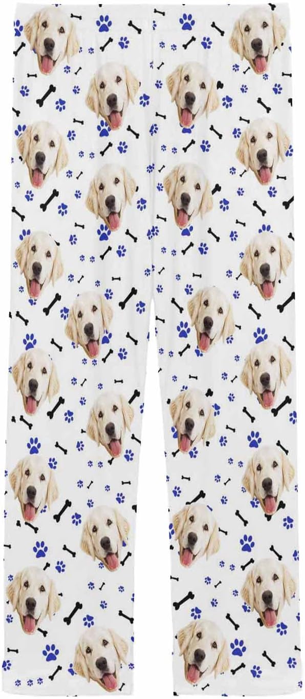 MyPupSocks Personalized Face Pajamas Pants Photo Pajama Bottoms for Men S-XXL