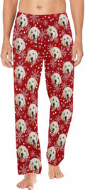 MyPupSocks Custom Pet Face Pajamas Pants Photo Pajama Bottoms for Men S-XXL