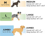 Furhaven Cooling Gel Dog Bed for Large/Medium Dogs w/ Removable Bolsters & Washable Cover, For Dogs Up to 55 lbs - Pinsonic Quilted Paw L Shaped Chaise - Titanium, Large