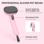 Aumuca Cat Brushes for Indoor Cats, Cat Hair Brush for Shedding, Cat Brush for Long or Short Haired Cats, Cat Grooming Deshedding Brush for Dog Kitten Horse Massage Removes Loose Fur