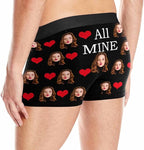 M YESCUSTOM Custom Faces Funny Short Briefs Gift for Husband Underwear