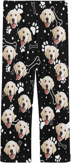 MyPupSocks Personalized Face Pajamas Pants Photo Pajama Bottoms for Men S-XXL