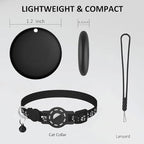 Cat Tracker Works with Android - GPS Pet Collar for Cats | No Monthly Fee | Waterproof | Replaceable Battery | Anti-Lost, Android GPS Tracker Tag, Bluetooth Smart Item Finders
