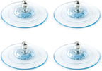 4-Pack 8mm Suction Cup Feet with Screw Mount - Replacement Holder for Cat Perch Window Seat and Kitty Hammock Bed