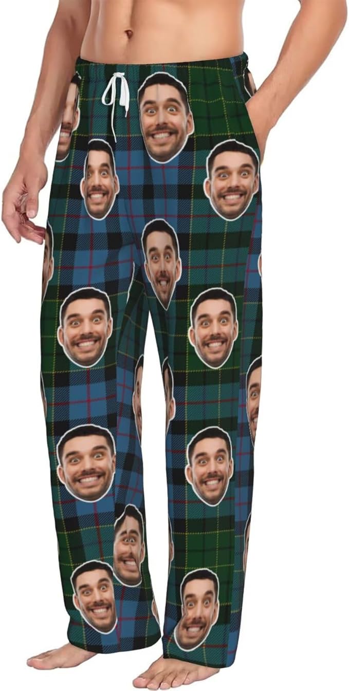 Custom Pajama Pants Personalized Pajama Bottoms With Photo Customizable Pajama For Men Women Add Your Design