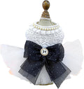 Fashion Sweet Puppy Dog Blingbling Princess Skirt Pet Dog Lace Cake Camisole Tutu Dress K-White-2 XL
