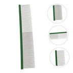 POPETPOP Portable Pet Comb for Cats and Dogs Wear-resistant Grooming Tool for Daily Use Lightweight and Compact Design for Easy Carrying and Storage for Removing Loose Hair and
