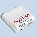 Personalized Family Shirt Gift for Dog Cat Dad Mom Pet Lovers on Fathers Mothers Day Birthday Unisex Tee Gift for Men Women