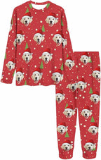 MyPupSocks Custom Face Pajamas Sets for Women, Personalized Photo Sleepwear XS-XXL