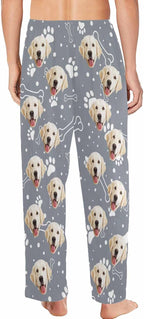 MyPupSocks Personalized Face Pajamas Pants Photo Pajama Bottoms for Men S-XXL