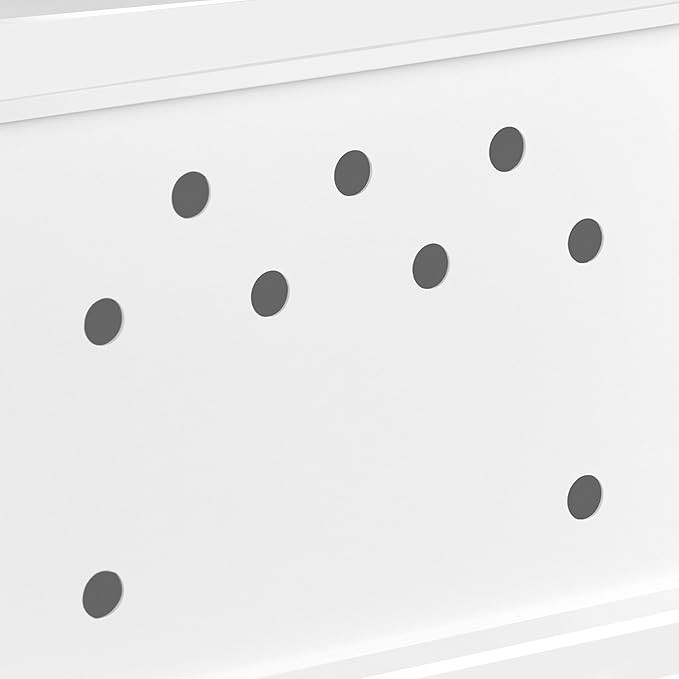 Yaheetech Cat Litter Box Enclosure, Hidden Litter Furniture, Cat Washroom, Pet Crate, Decorative Storage Bench Pet Side Table for Large Cat Kitty, White