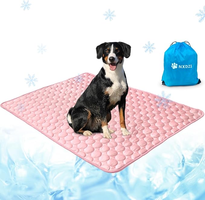 Dog Cooling Mat for Dogs, Pet Cooling Pad Bed for Dog Easy Washable for All Types of Pets and Perfect for Both Indoor and Outdoor Use, Including Car Seats 59" x 40"
