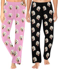 MyPupSocks Custom Face Pajama Pant Christma Pajama Bottoms Personalized Pajama for Boyfriend Girlfriend Pajama Bottoms Scok