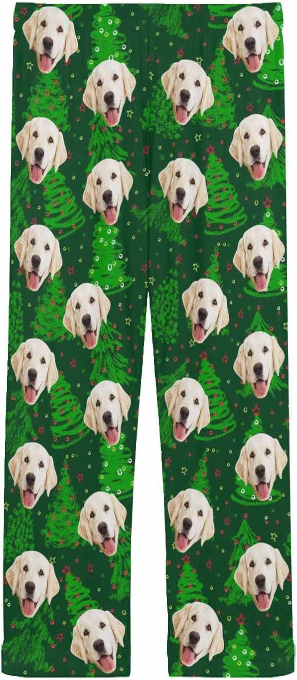 MyPupSocks Personalized Face Pajamas Pants Photo Pajama Bottoms for Men S-XXL