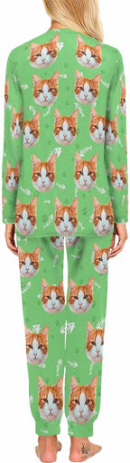 MyPupSocks Custom Face Pajamas Sets for Women, Personalized Photo Sleepwear XS-XXL