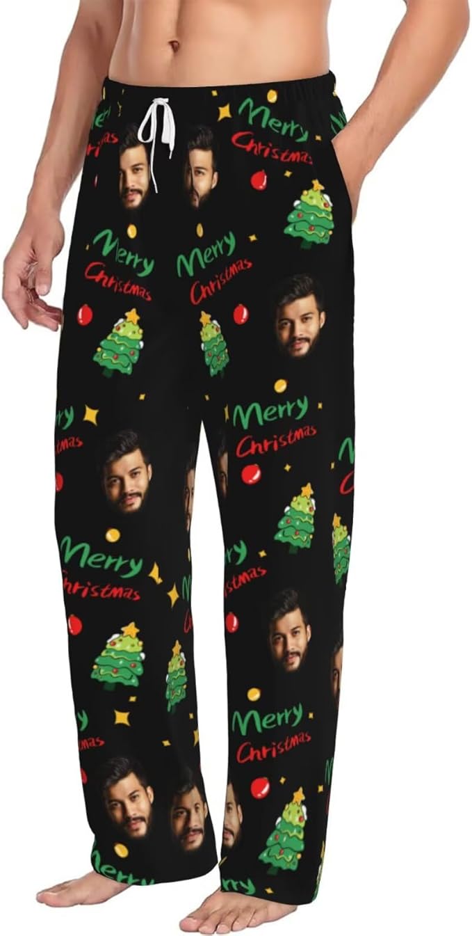 Custom Pajama Pants Personalized Pajama Bottoms With Photo Customizable Pajama For Men Women Add Your Design
